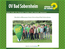 Tablet Screenshot of gruenebadsobernheim.de